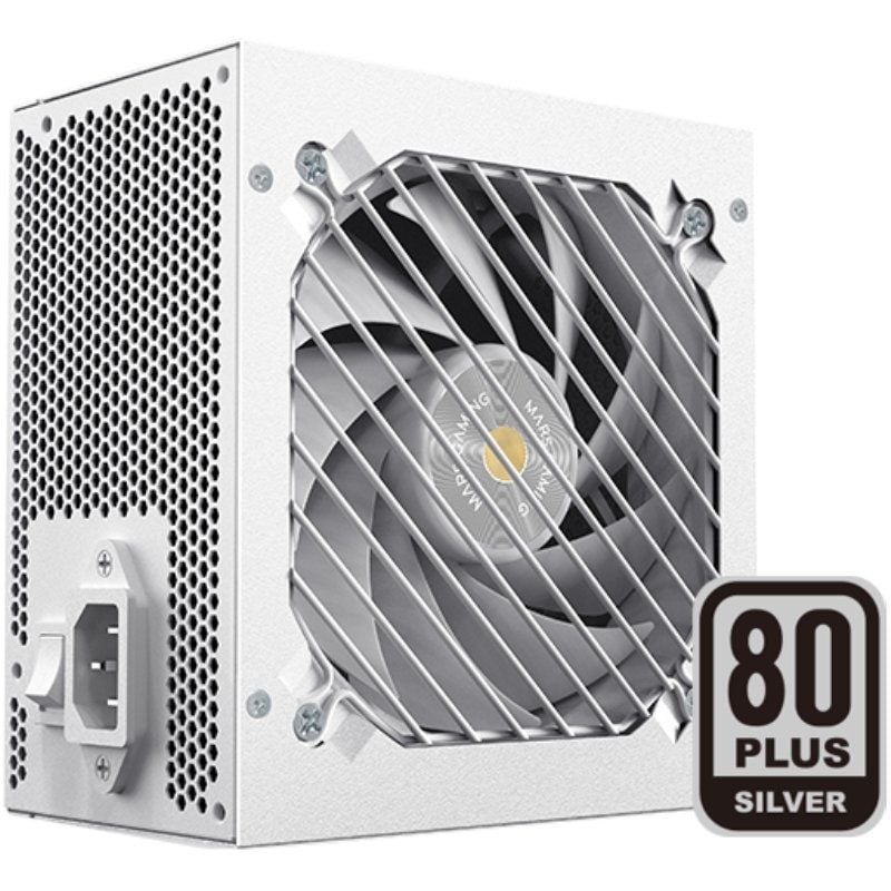 Fuente de Alimentación Mars Gaming MPZE750SIM/ 750W/ Ventilador 12cm/ 80 Plus Silver/ Blanca - Imagen 2