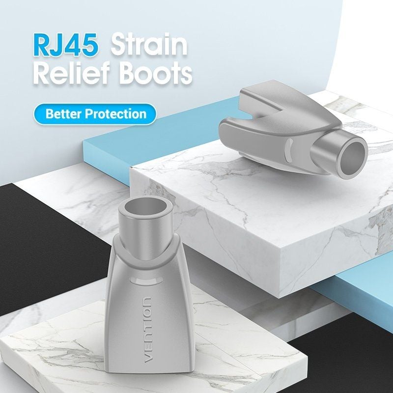 Funda Protectora RJ45 Vention IODH0-50/ 50 uds/ Gris - Imagen 2