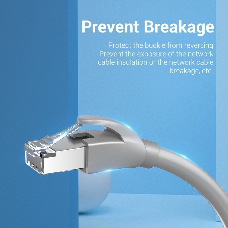 Funda Protectora RJ45 Vention IODH0-50/ 50 uds/ Gris - Imagen 4