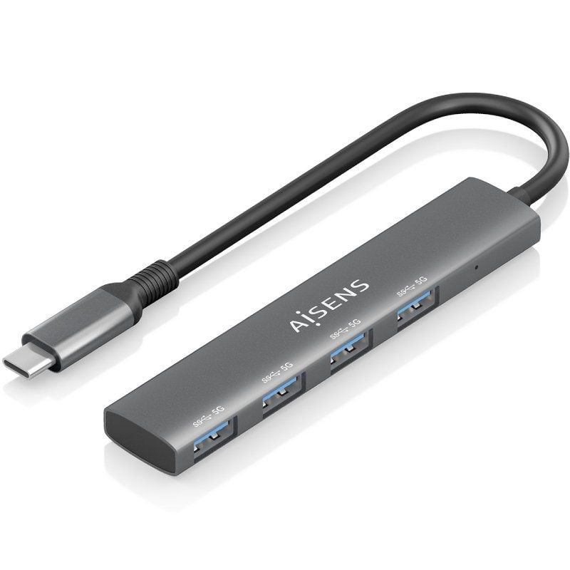 Hub USB Tipo-C 3.0 Aisens A106-0540/ 4xUSB 8435739903100 A109-0943 AIS-HUB A109-0943