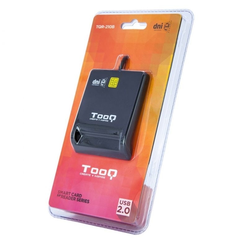 Lector de DNI TooQ TQR-210B/ USB 2.0/ Negro - Imagen 4