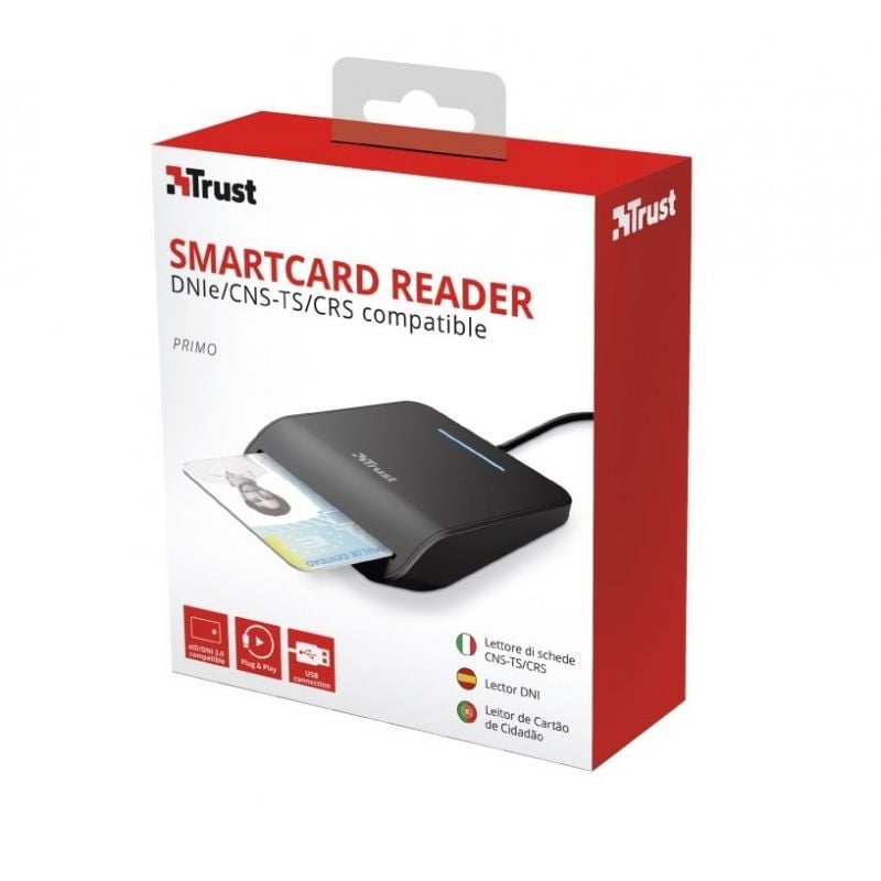 Lector de DNI Trust Primo 23890/ USB 2.0/ Negro - Imagen 5