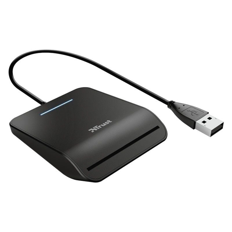 Lector de DNI Trust Primo 23890/ USB 2.0/ Negro 8713439238907 23890 TRU-DNI 23890