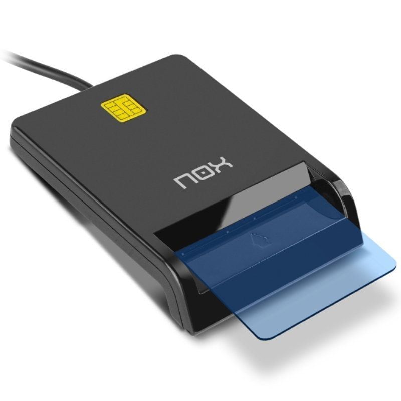 Lector de DNI y Tarjetas Nox Card ID/ USB 2.0/ Negro - Imagen 2