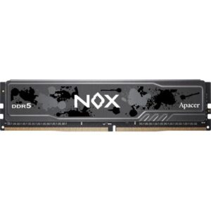 Memoria RAM Apacer NOX 16GB/ DDR5/ 5200MHz/ 1.25V/ CL40/ DIMM 4712389909589 AH5U16G52C522MBAA-1 APA-16GB AH5U16G52C522MBAA-1