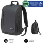 Mochila Subblim Xpand Air Padding Backpack para Portátiles hasta 15.6"/ Puerto USB/ Negro 8436586743697 SUBBP-5NXAP01 SUB-MOCHI BP-5NXAP01