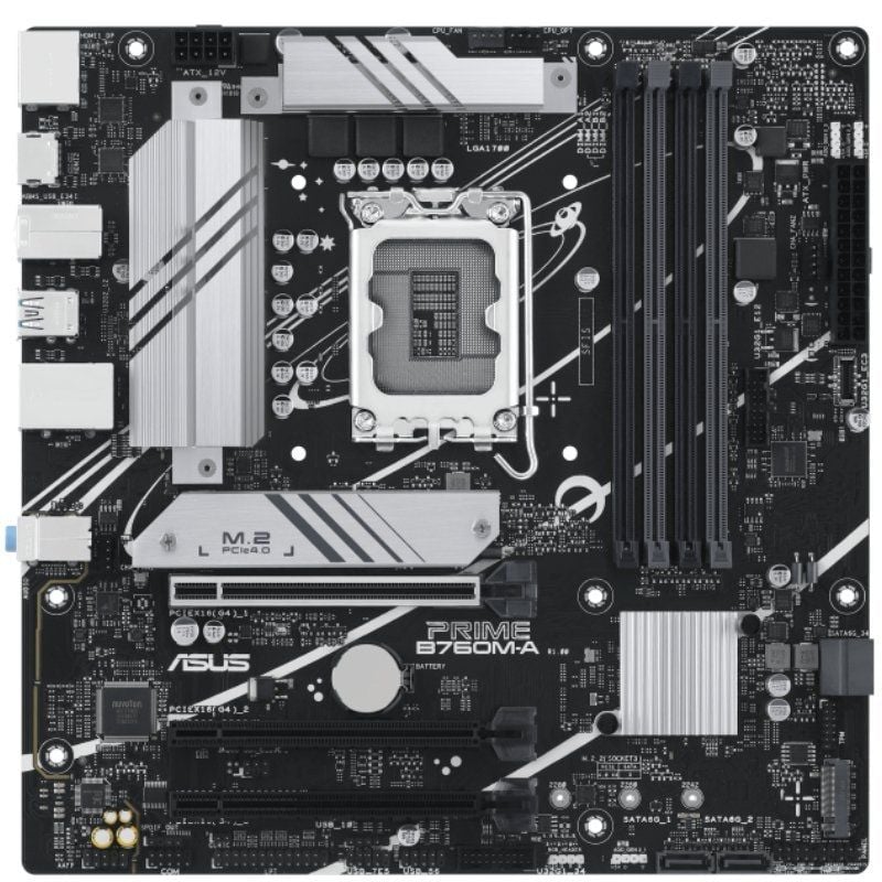 Placa Base Asus PRIME B760M-A-CSM Socket 1700/ DDR5/ PCIe 4.0/ Micro ATX - Imagen 2