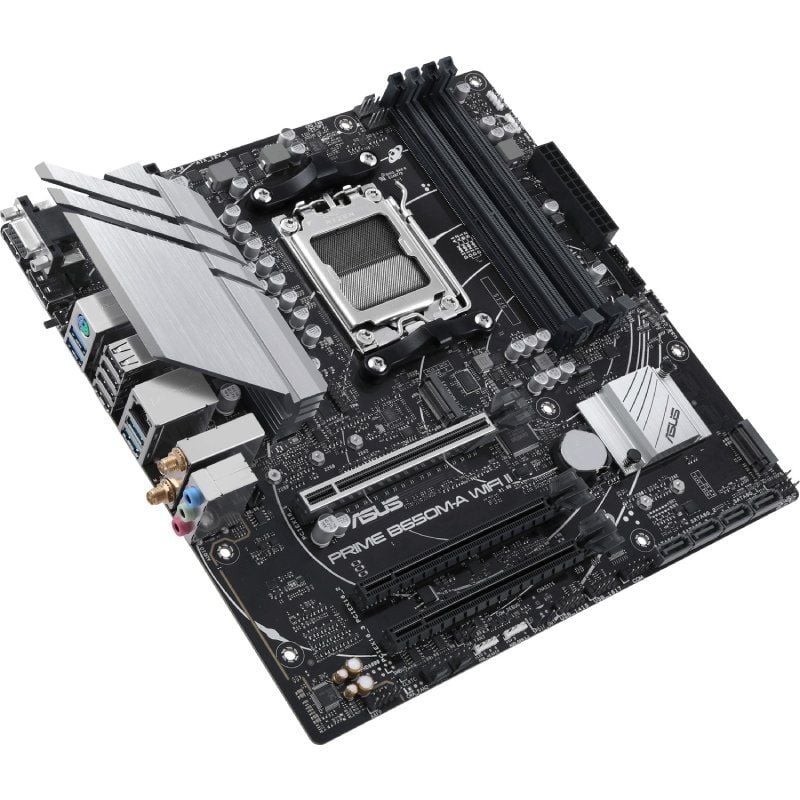 Placa Base Asus Prime B650M-A WIFI II Socket AM5/ DDR5/ PCIe 5.0/ Micro ATX - Imagen 2