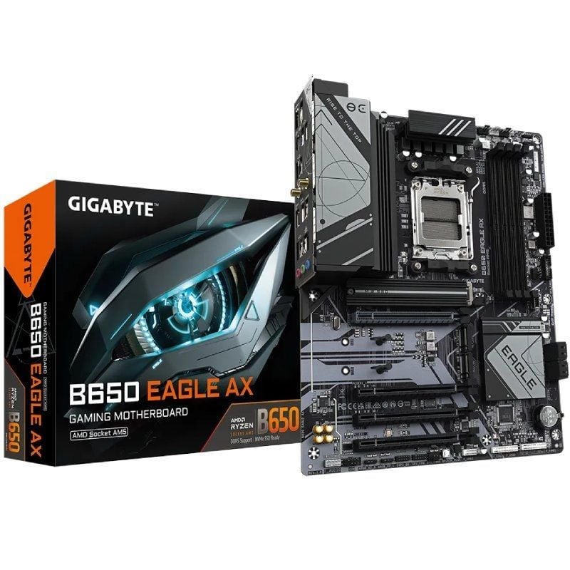 Placa Base Gigabyte B650 EAGLE AX Socket AM5/ DDR5/ PCIe 5.0 4719331860158 9MB65EGX-00-G11 GIG-PB B650 EAGLE AX