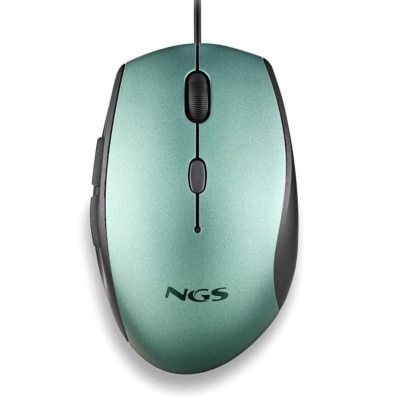 Ratón Ergonómico NGS Moth Ice/ Hasta 1600 DPI/ Verde Hielo - Imagen 3