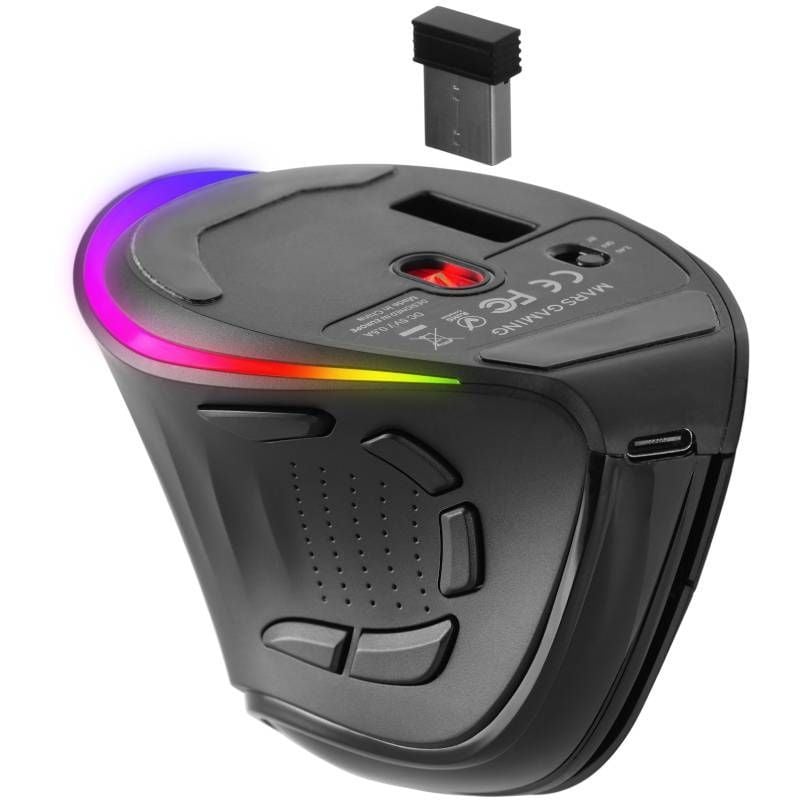 Ratón Gaming Vertical Inalámbrico Mars Gaming MM-SK/ Hasta 8400 DPI - Imagen 5