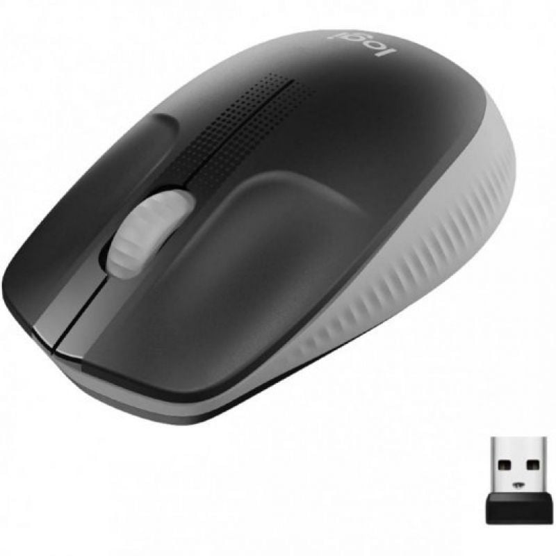 Ratón Inalámbrico Logitech M190/ Hasta 1000 DPI/ Gris Medio - Imagen 2