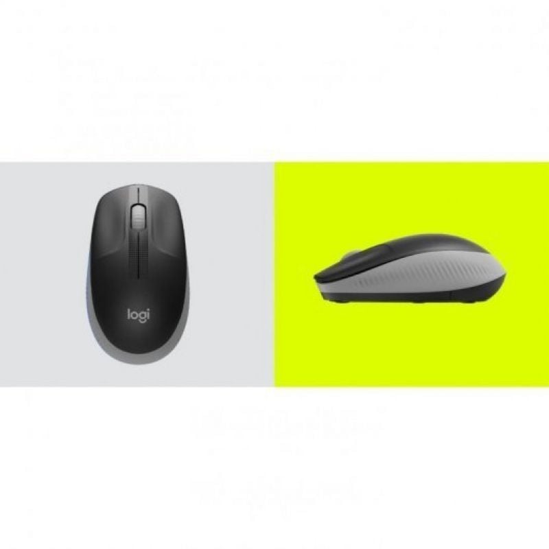 Ratón Inalámbrico Logitech M190/ Hasta 1000 DPI/ Gris Medio - Imagen 3