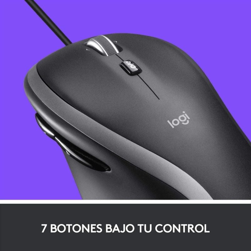 Ratón Logitech M500S/ Hasta 4000 DPI/ Negro - Imagen 5