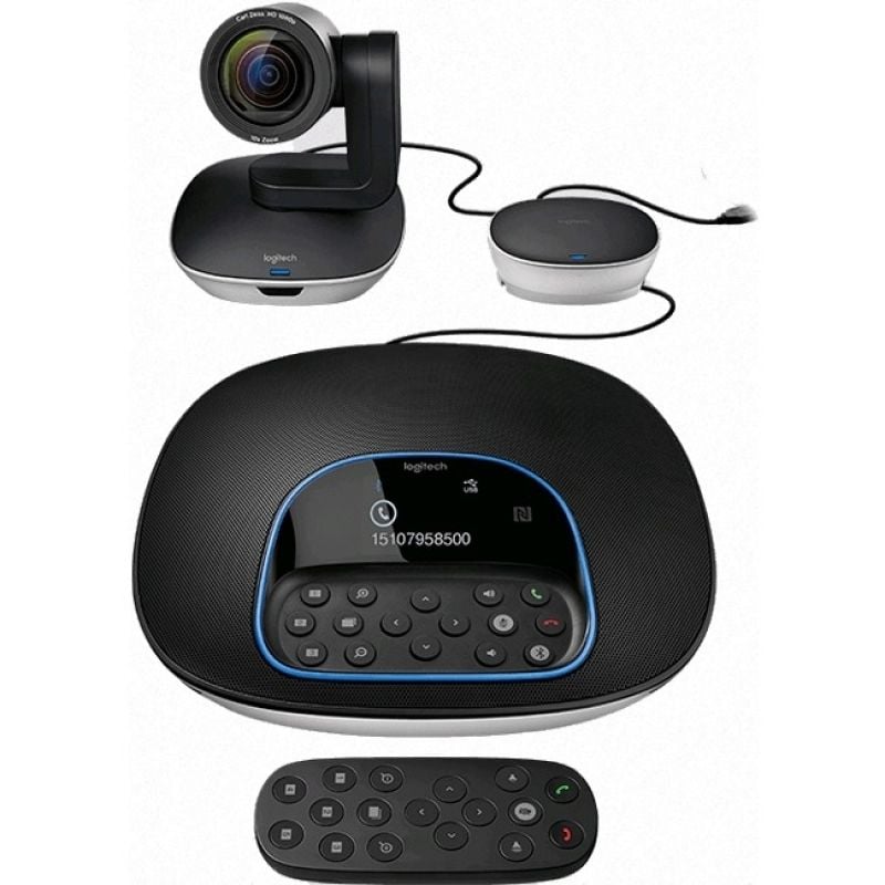 Sistema de Videoconferencia Logitech Group/ Enfoque Automático/ Full HD 5099206062528 960-001057 LOG-CAMARA 960-001057