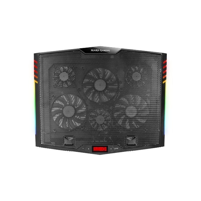 Soporte Refrigerante Mars Gaming MNBC5 para Portátiles hasta 17.3"/ Iluminación LED - Imagen 3