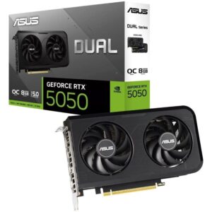 Tarjeta Gráfica Asus Dual GeForce RTX 5050 OC/ 8GB GDDR6 4711636178518 90YV0N72-M0NA00 ASU-GF RTX5050 D OC 8G