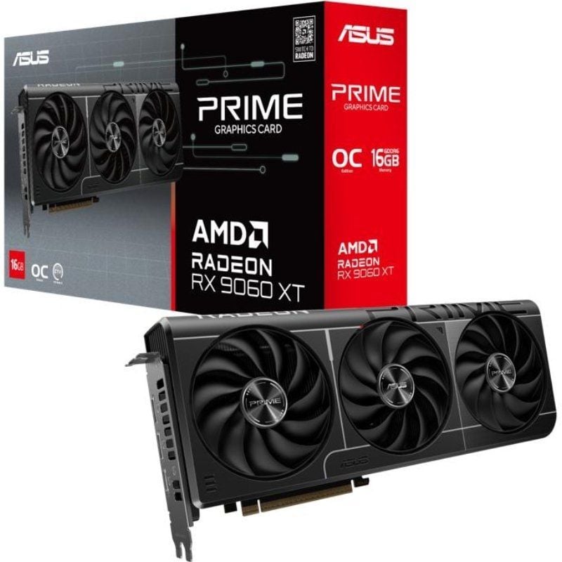 Tarjeta Gráfica Asus Prime Radeon RX 9060 XT OC/ 16GB GDDR6 4711387994214 90YV0LF1-M0NA00 ASU-GF PRIME RX9060XT OC 16G