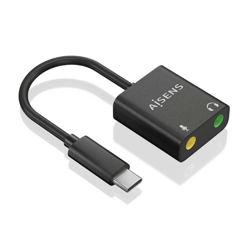Tarjeta de Sonido Aisens A109-0767/ USB-C Macho - 2xJack 3.5 Hembra - Imagen 2