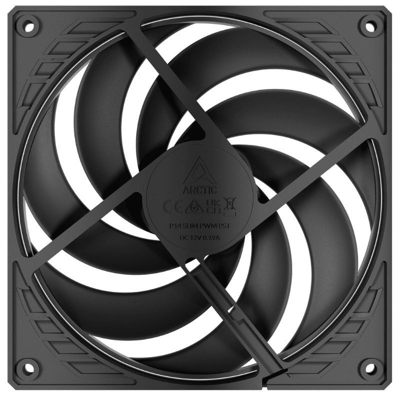 Ventilador Arctic P14 Slim PWM PST/ 14cm/ Negro - Imagen 3