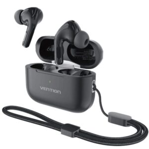 Auriculares Bluetooth Vention Echo Lite E11 Plus con estuche de carga/ Autonomía 30h/ Negros 6922794793354 NBVB0-PLUS VEN-AUR ECHO LITE E11 PL BK