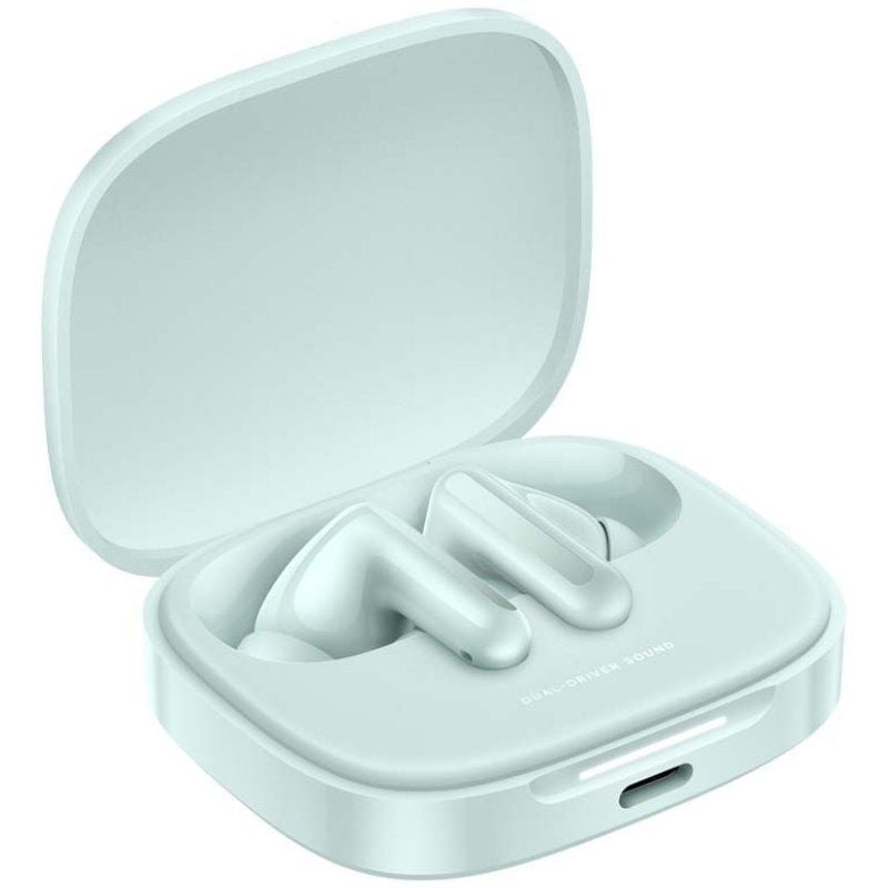 Auriculares Bluetooth Xiaomi Redmi Buds 6 con estuche de carga/ Autonomía 10h/ Verdes - Imagen 2