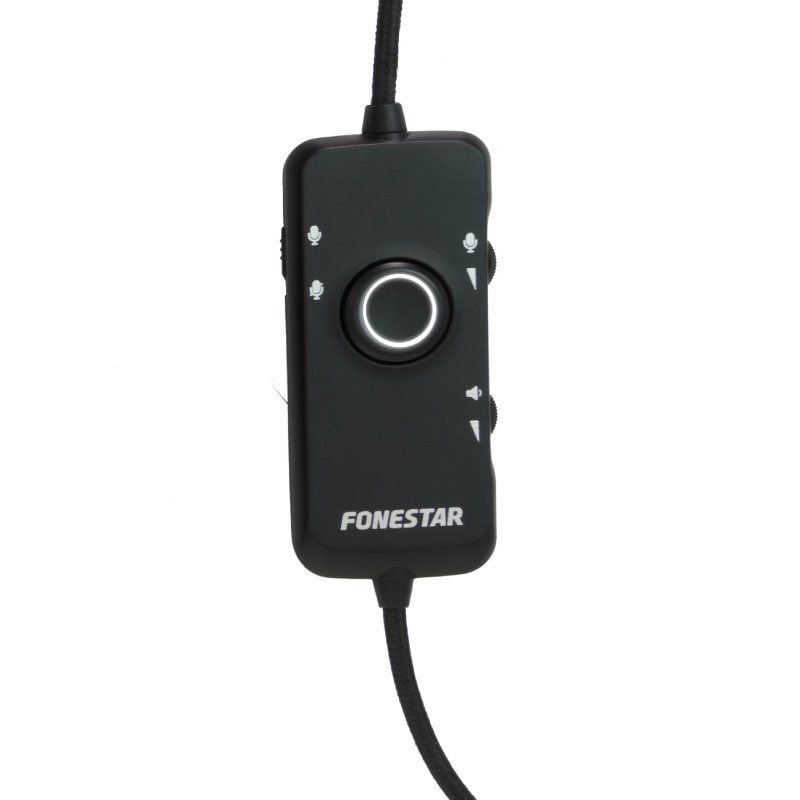 Auriculares Gaming con Micrófono Fonestar WIN-U/ USB/ Negros - Imagen 4
