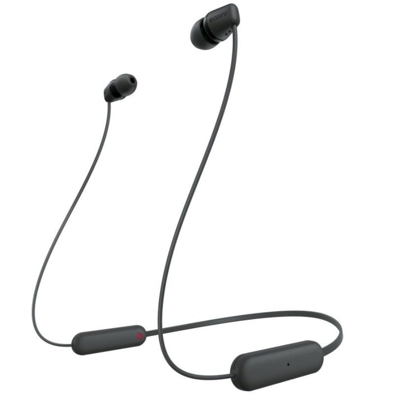 Auriculares Inalámbricos Intrauditivos Sony WI-C100/ con Micrófono/ Bluetooth/ Negros 4548736133846 WIC100B.CE7 SONY-AUR WI-C100 BK