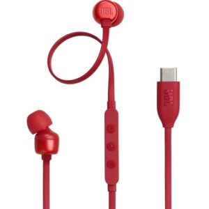 Auriculares Intrauditivos JBL Tune 310C/ con Micrófono/ Rojos 1200130011177  JBL-AUR TUNE 310C RD