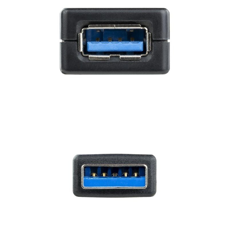 Cable Alargador Amplificador USB 3.0 Nanocable 10.01.0312/ USB Macho - USB Hembra/ 10m/ Negro - Imagen 3