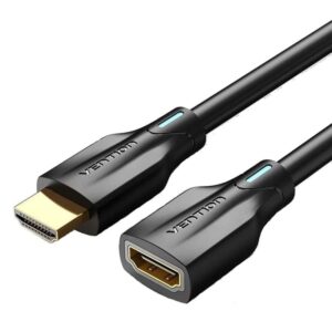 Cable Alargador HDMI 8K Vention AHBBF/ HDMI Macho - HDMI Hembra/ 1m/ Negro 6922794746169 AHBBF VEN-CAB HDMI AHBBF