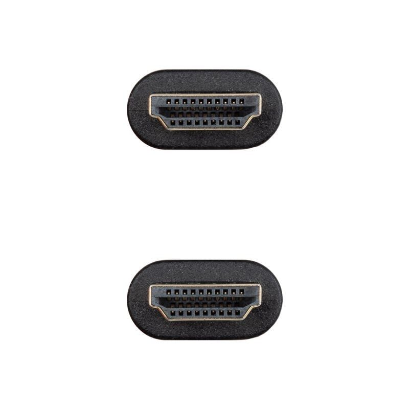 Cable HDMI 2.0 4K CCS Nanocable 10.15.3900/ HDMI Macho - HDMI Macho/ 50cm/ Negro - Imagen 3