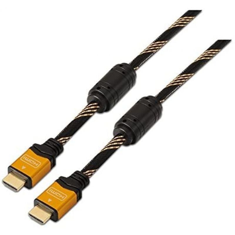 Cable HDMI 2.0 4K Nanocable 10.15.1602/ HDMI Macho - HDMI Macho/ 1.5m/ Negro/ Naranja - Imagen 4