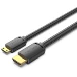 Cable HDMI 4K Vention AGHBH/ HDMI Macho - Mini HDMI Macho/ 2m/ Negro 6922794772175 AGHBH VEN-CAB AGHBH