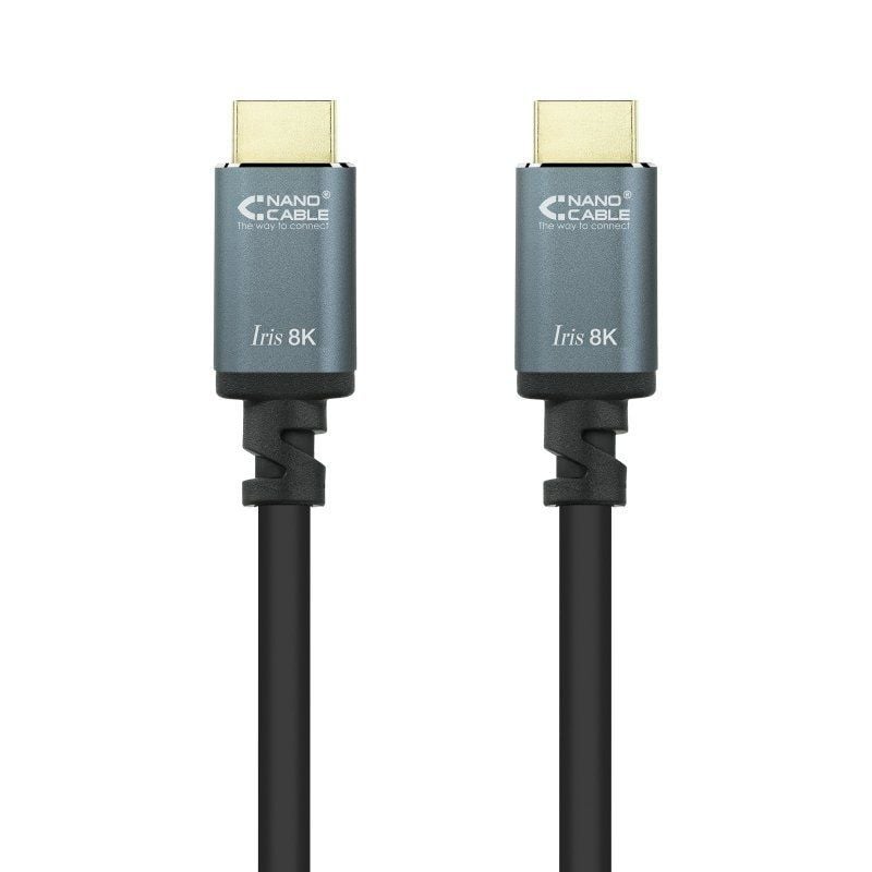 Cable HDMI Nanocable 10.15.8003/ HDMI Macho - HDMI Macho/ 3m/ Negro 8433281010086 10.15.8003 NAN-CAB HDMI 10 15 8003