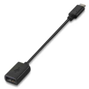 Cable USB 2.0 Aisens A107-0059/ USB Tipo-C Macho - USB Hembra/ 480Mbps/ 15cm/ Negro 8436574700589 A107-0059 AIS-CAB A107-0059