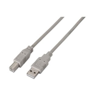 Cable USB 2.0 Impresora Aisens A101-0003/ USB Tipo-B Macho - USB Macho/ 3m/ Beige 8436574700022 A101-0003 AIS-CAB A101-0003