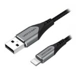 Cable USB 2.0 Lightning Vention LABHF/ USB Macho - Lightning Macho/ 480Mbps/ 1m/ Gris 6922794747555 LABHF VEN-CAB LABHF