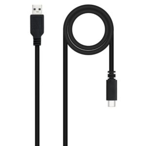 Cable USB 2.0 Nanocable 10.01.2101-L150/ USB Tipo-C Macho - USB Macho/ 480Mbps/ 1.5m/ Negro 8433281014718 10.01.2101-L150 NAN-CAB 10 01 2101-L150