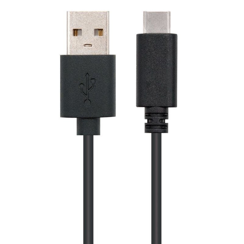 Cable USB 2.0 Nanocable 10.01.2103/ USB Macho - USB Tipo-C Macho/ 480Mbps/ 3m/ Negro - Imagen 2