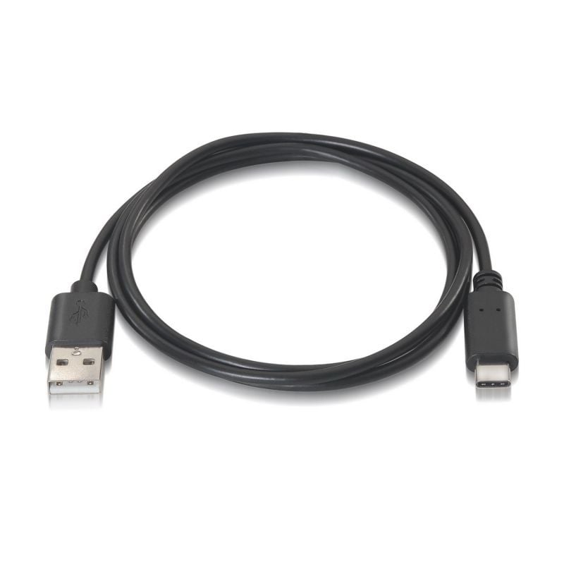 Cable USB 2.0 Tipo-C Aisens A107-0052/ USB Tipo-C Macho - USB Macho/ 480Mbps/ 2m/ Negro - Imagen 2