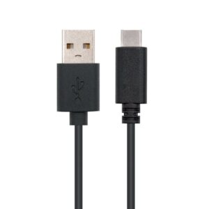 Cable USB 2.0 Tipo-C Nanocable 10.01.2100/ USB Tipo-C Macho - USB Macho/ 480Mbps/ 50cm/ Negro 8433281007703 10.01.2100 NAN-CAB 10 01 2100
