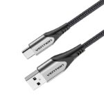 Cable USB 2.0 Tipo-C Vention CODHF/ USB Macho - USB Tipo-C Macho/ 480Mbps/ 1m/ Gris 6922794747050 CODHF VEN-CAB CODHF