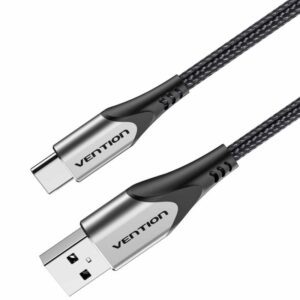 Cable USB 2.0 Tipo-C Vention CODHH/ USB Macho - USB Tipo-C Macho/ 480Mbps/ 2m/ Gris 6922794747074 CODHH VEN-CAB CODHH