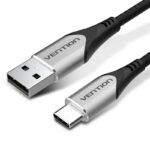 Cable USB 2.0 Tipo-C Vention CODHI/ USB Tipo-C Macho - USB Macho/ 480Mbps/ 3m/ Gris 6922794747081 CODHI VEN-CAB CODHI