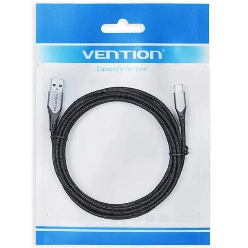 Cable USB 2.0 Tipo-C Vention COKBC/ USB Macho - USB Tipo-C Macho/ 480Mbps/ 25cm/ Gris - Imagen 3