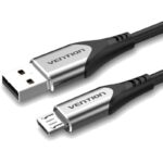 Cable USB 2.0 Vention COAHD/ USB Macho - MicroUSB Macho/ 480Mbps/ 50cm/ Gris 6922794746954 COAHD VEN-CAB COAHD