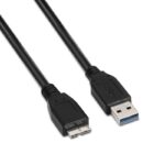 Cable USB 3.0 Aisens A105-0044/ USB Macho - MicroUSB Macho/ 5Gbps/ 2m/ Negro 8436574700435 A105-0044 AIS-CAB A105-0044