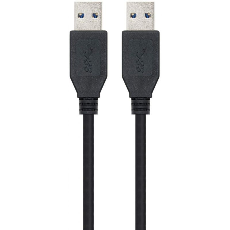 Cable USB 3.0 Nanocable 10.01.1002-BK/ USB Macho - USB Macho/ 5Gbps/ 2m/ Negro - Imagen 3