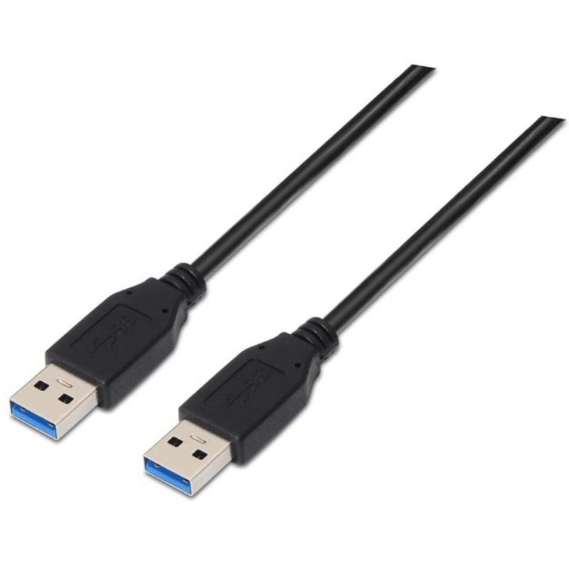 Cable USB 3.0 Nanocable 10.01.1002-BK/ USB Macho - USB Macho/ 5Gbps/ 2m/ Negro 8433281003880 10.01.1002-BK NAN-CAB 10.01.1002-BK